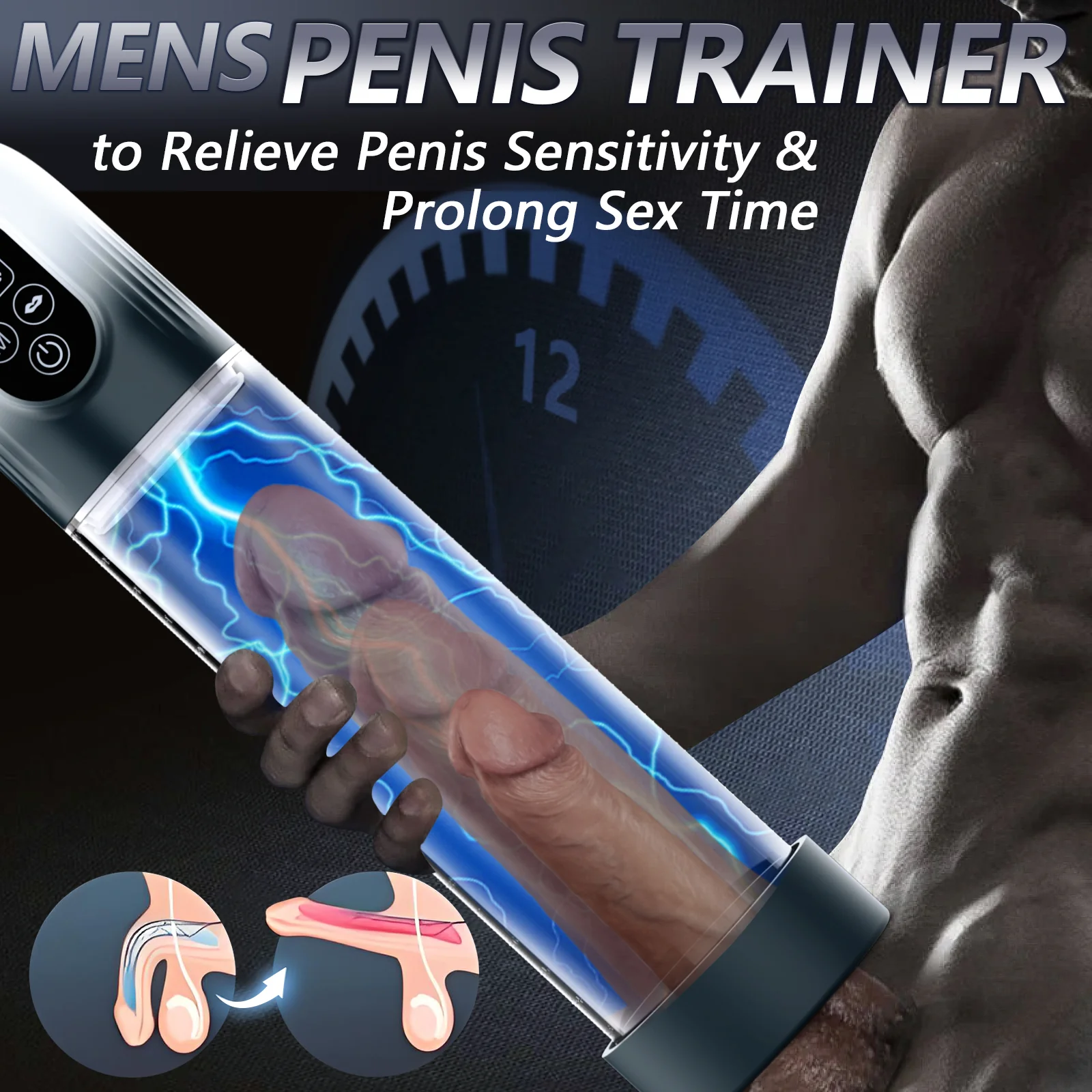 Cock Gym 6000-6IN1 Penis Enlargement Pump - Image 3