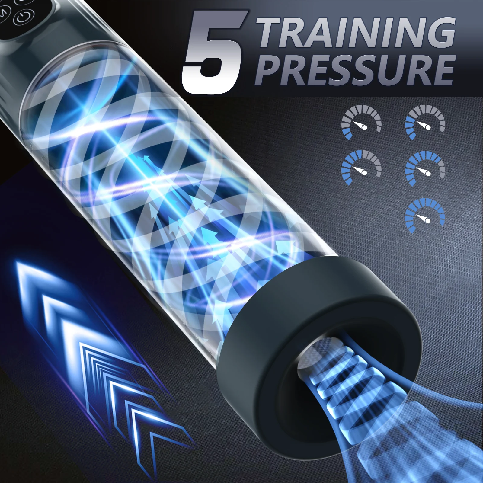 Cock Gym 6000-6IN1 Penis Enlargement Pump - Image 4