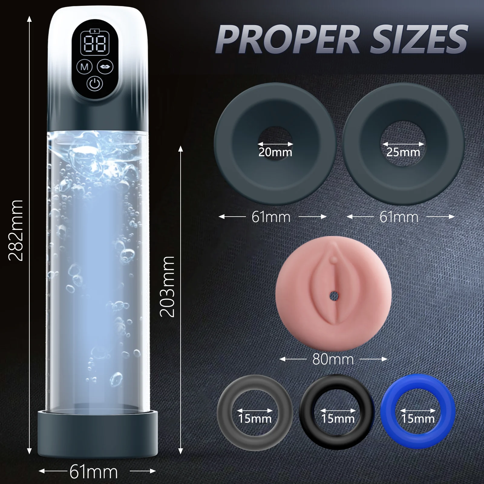 Cock Gym 6000-6IN1 Penis Enlargement Pump - Image 7