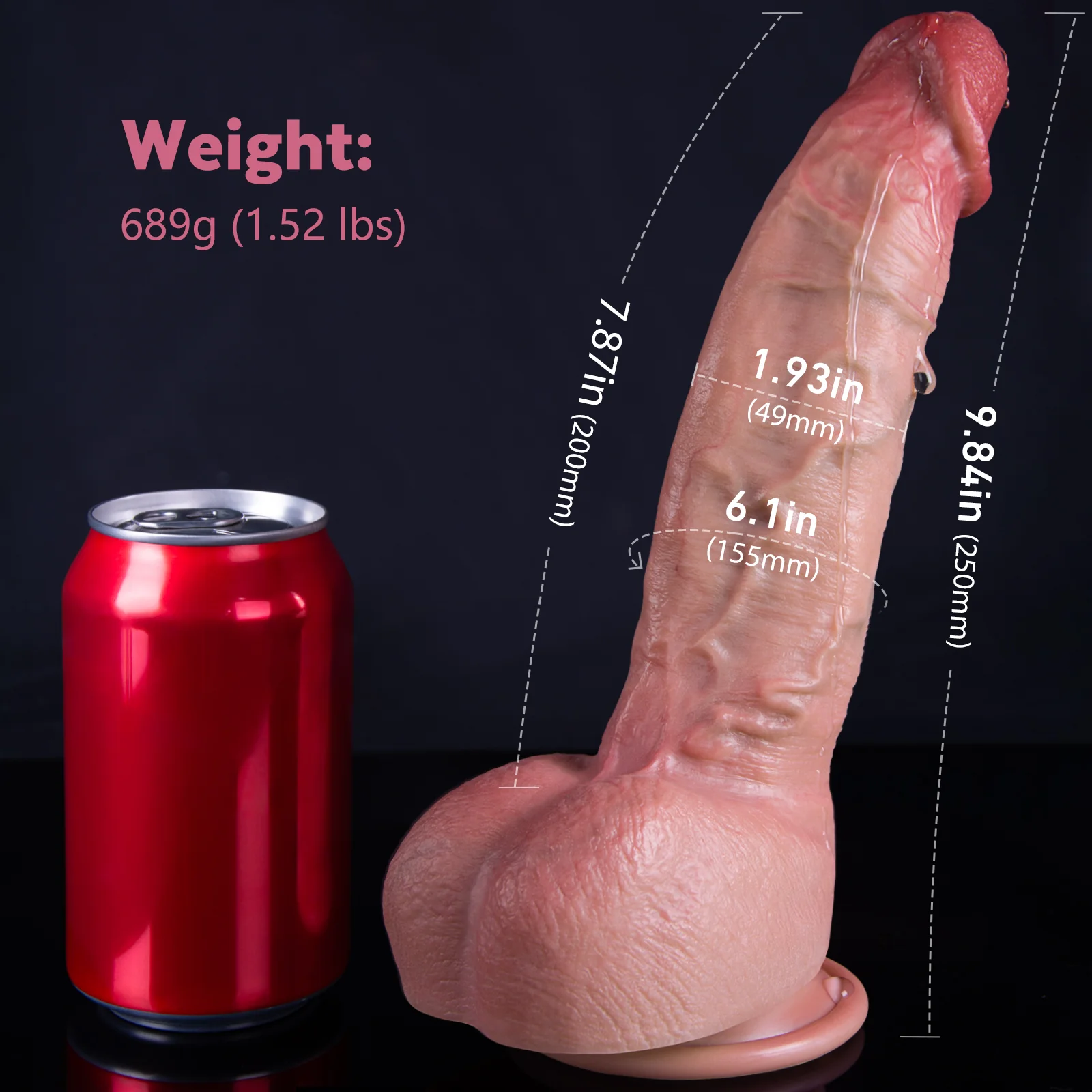 Elephant Trunk-Keel & Double Layer Silicone Dildo - Image 7
