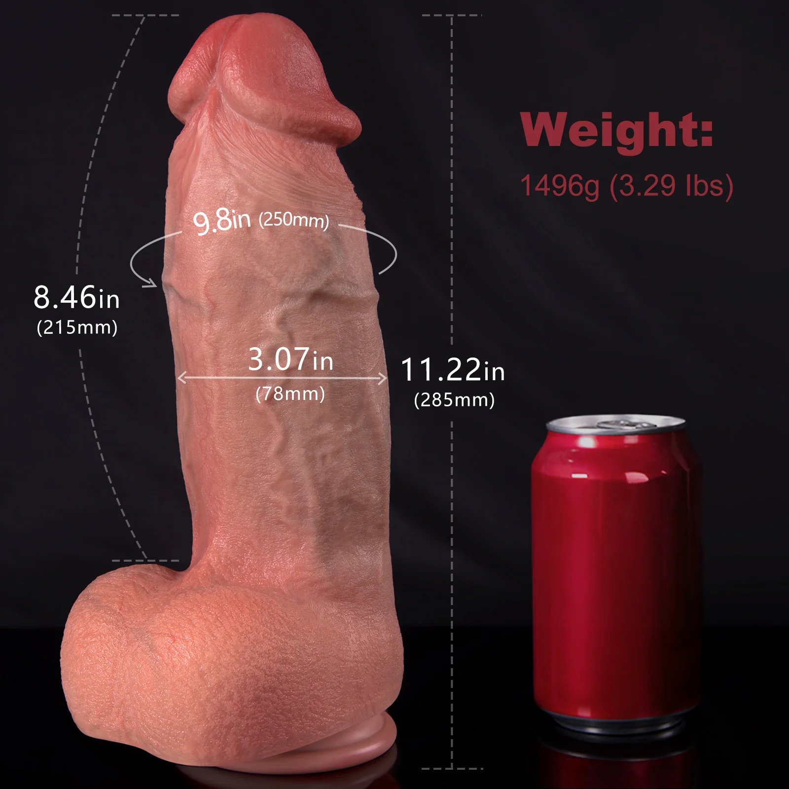 Goliath-3.3lbs Huge Dildo - Image 5