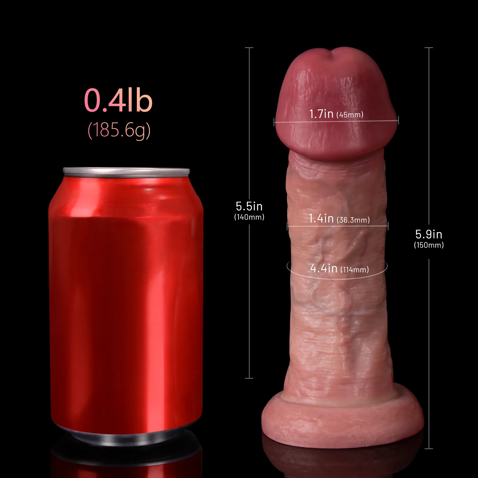 Kabutitee-Double Layer Silicone Beginner Dildo - Image 7