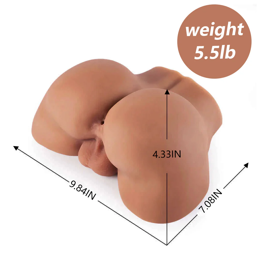 QUTOYS Tight Anus Realistic Masturbator 5.5LB Brown - Image 6