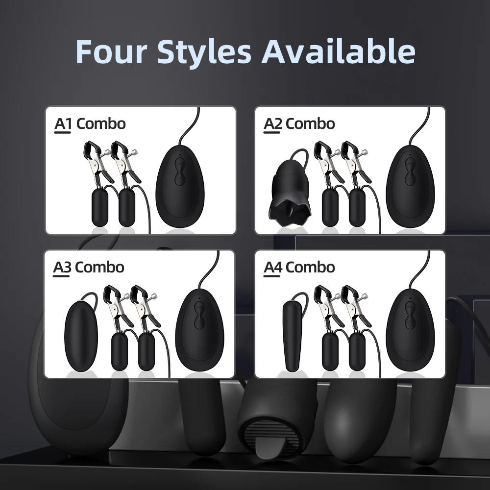 QUTOYS Vibrating Nipple Clamps with 10 Different Modes - Image 7