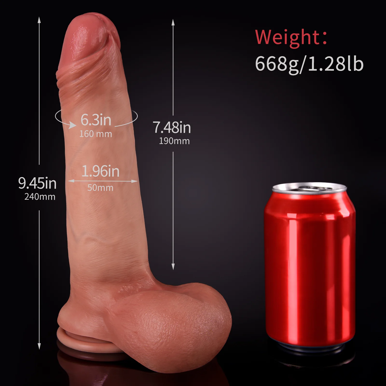 Sir Silken - Sliding Skin & Moving Balls Dildo - Image 6
